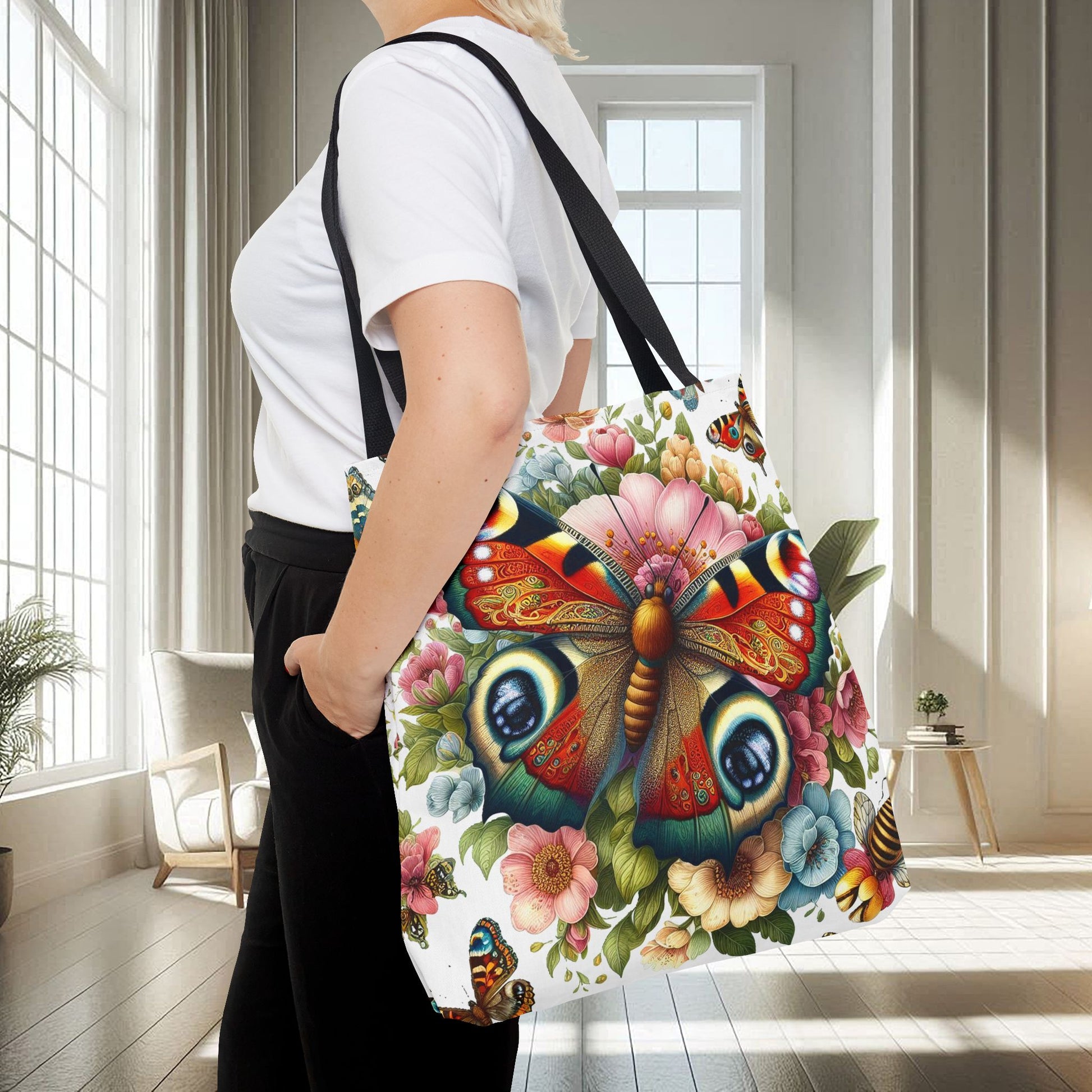 Butterfly On A Flower | Tote Bag