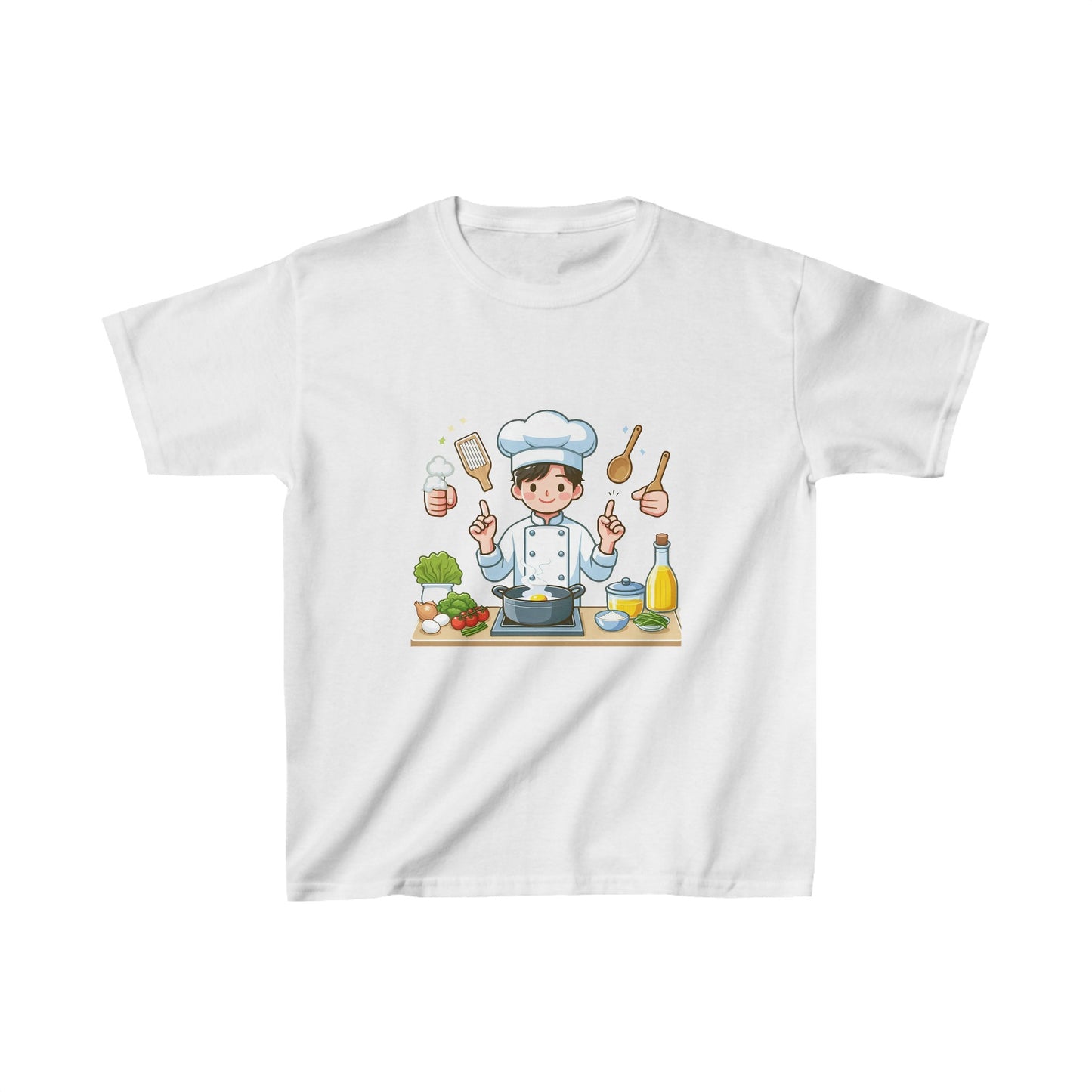 Master Chef | Camiseta de algodón pesado para niños