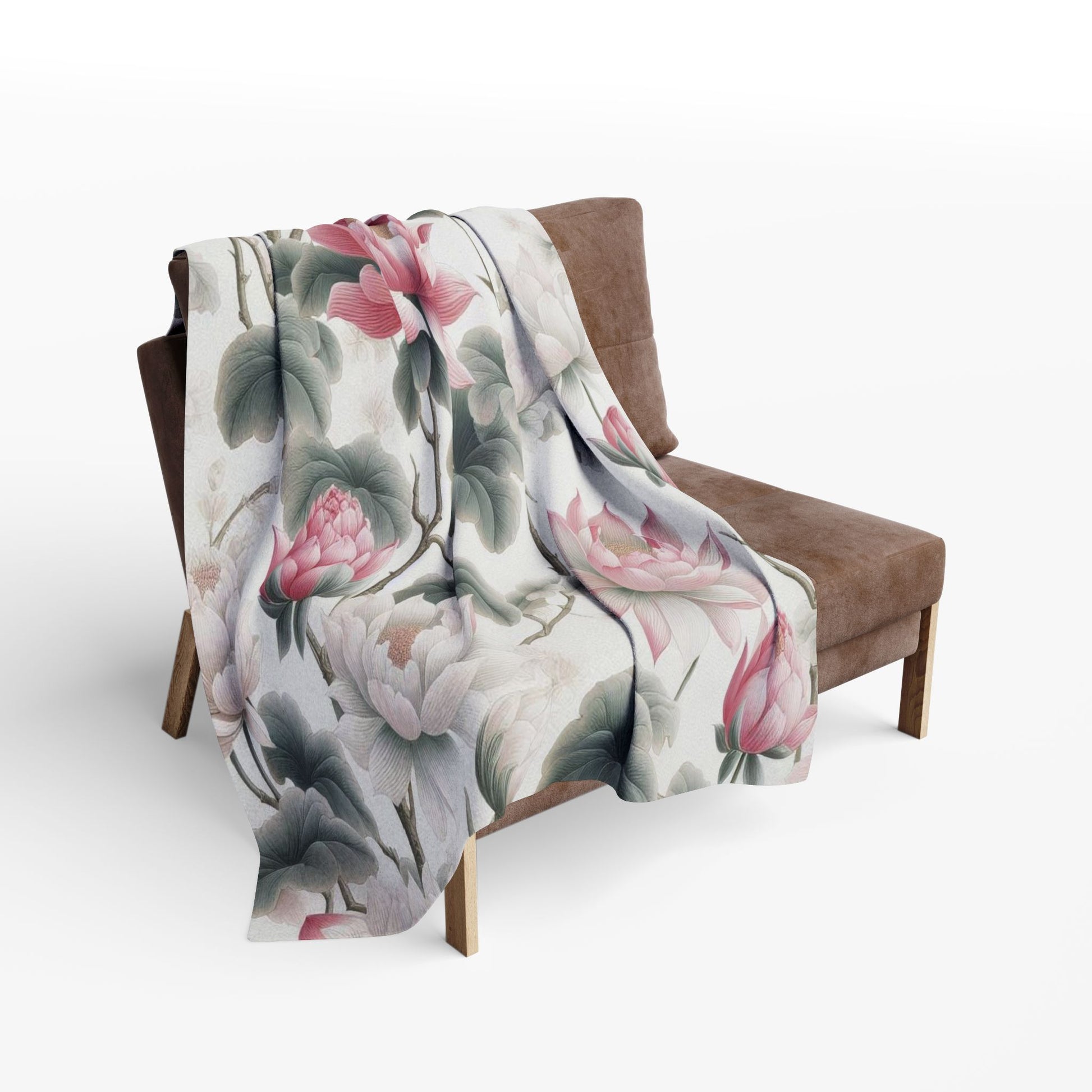 Full Bloom Lotuses | Arctic Fleece Blanket