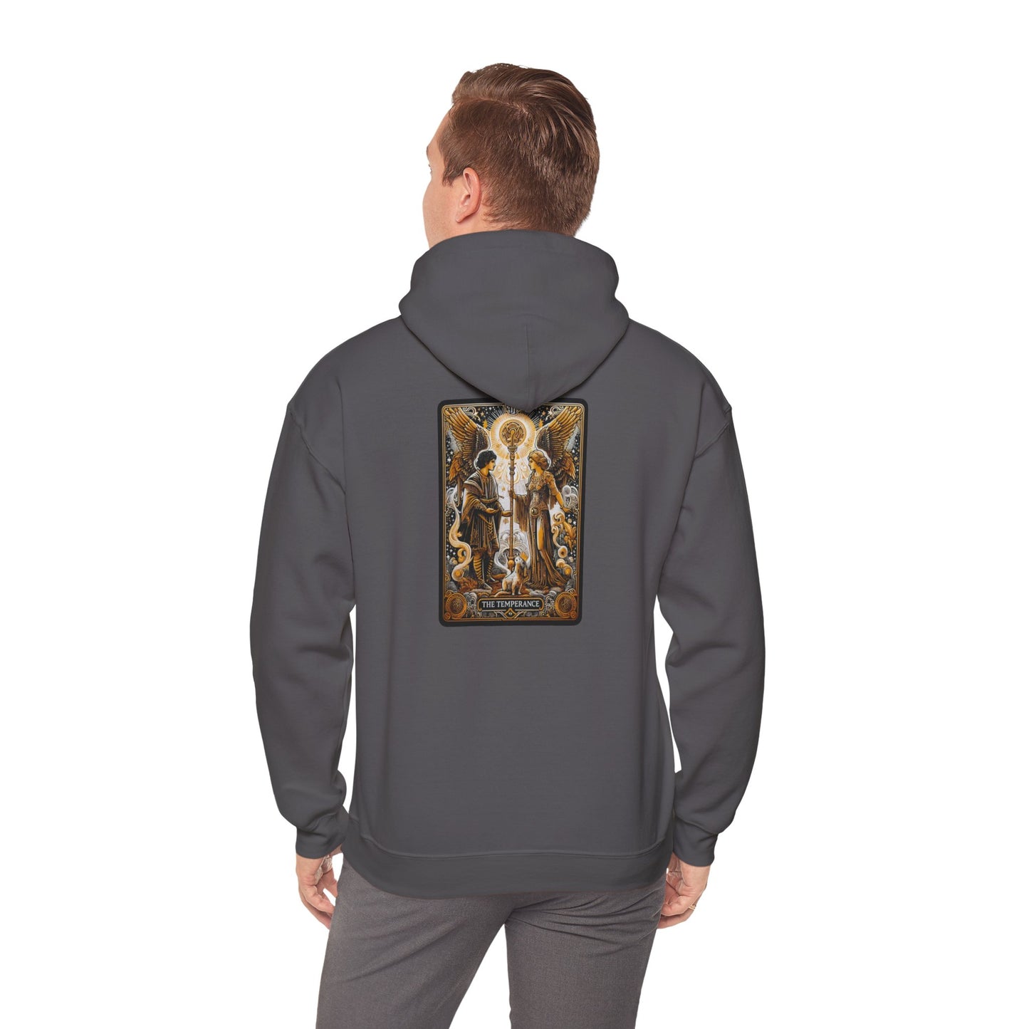 The Temperance | Tarot Card | Unisex Heavy Blend™ Hooded Sweatshirt