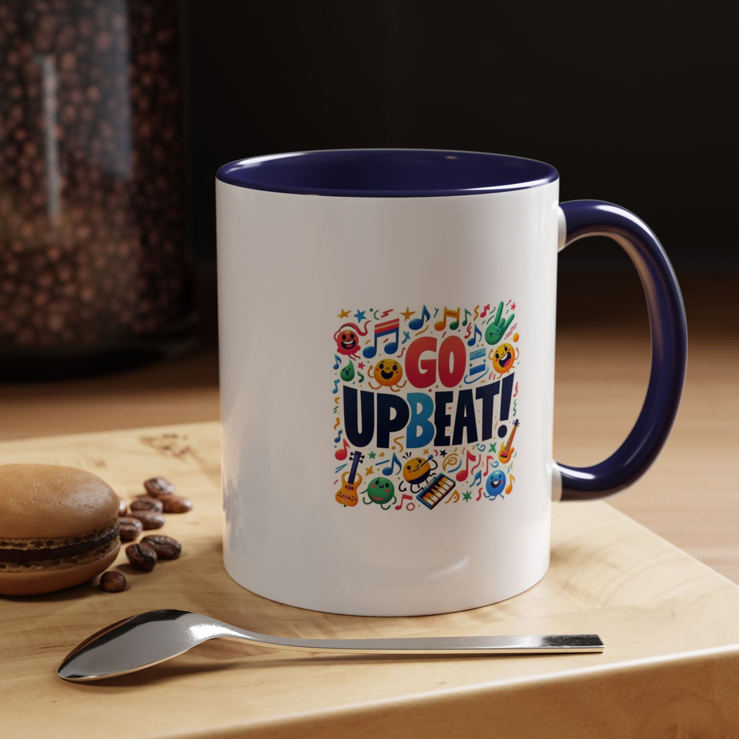 Go Upbeat! | Accent Coffee Mug (11, 15oz)