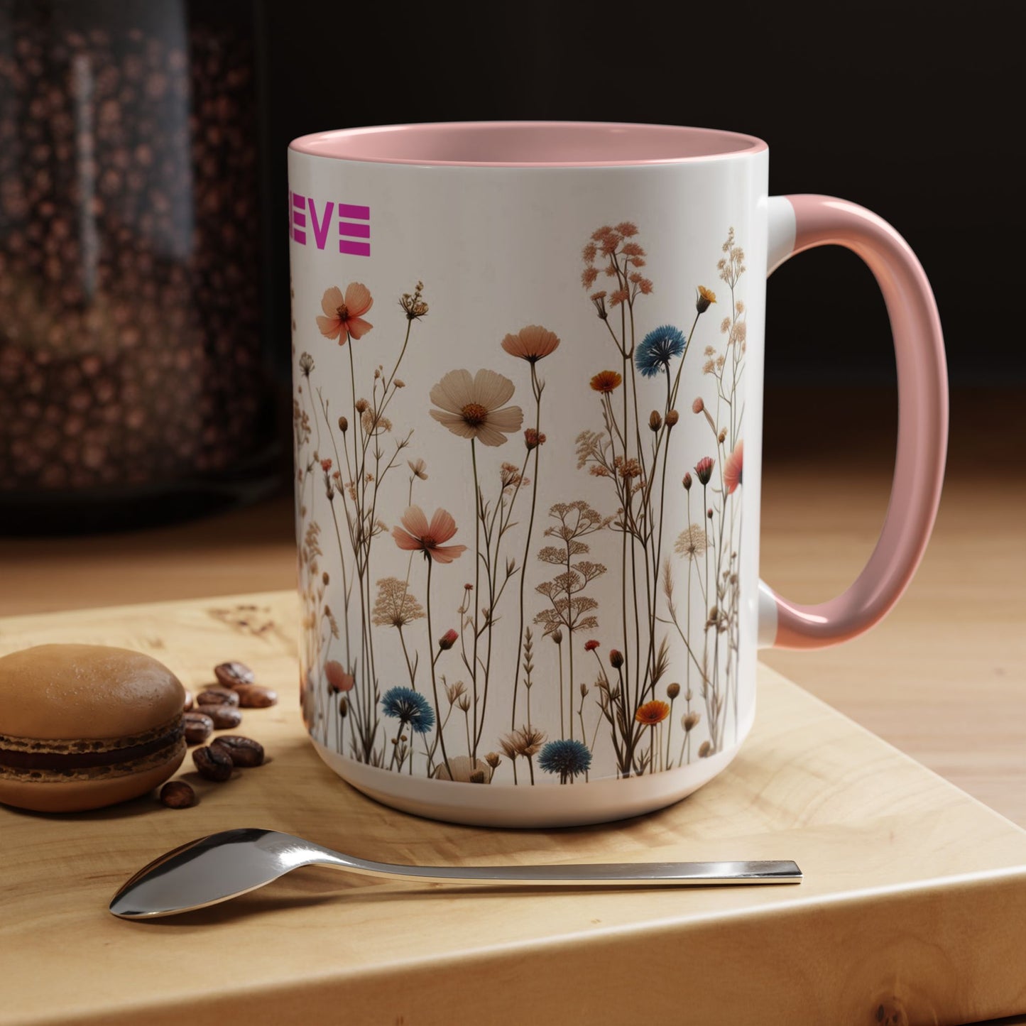 Believe | Wildflowers | Accent Coffee Mug (11, 15oz)