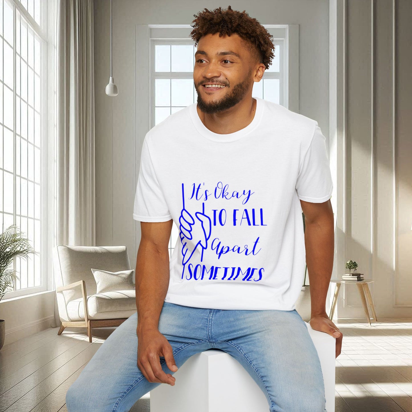 Il est normal de s'effondrer parfois | T-shirt doux unisexe