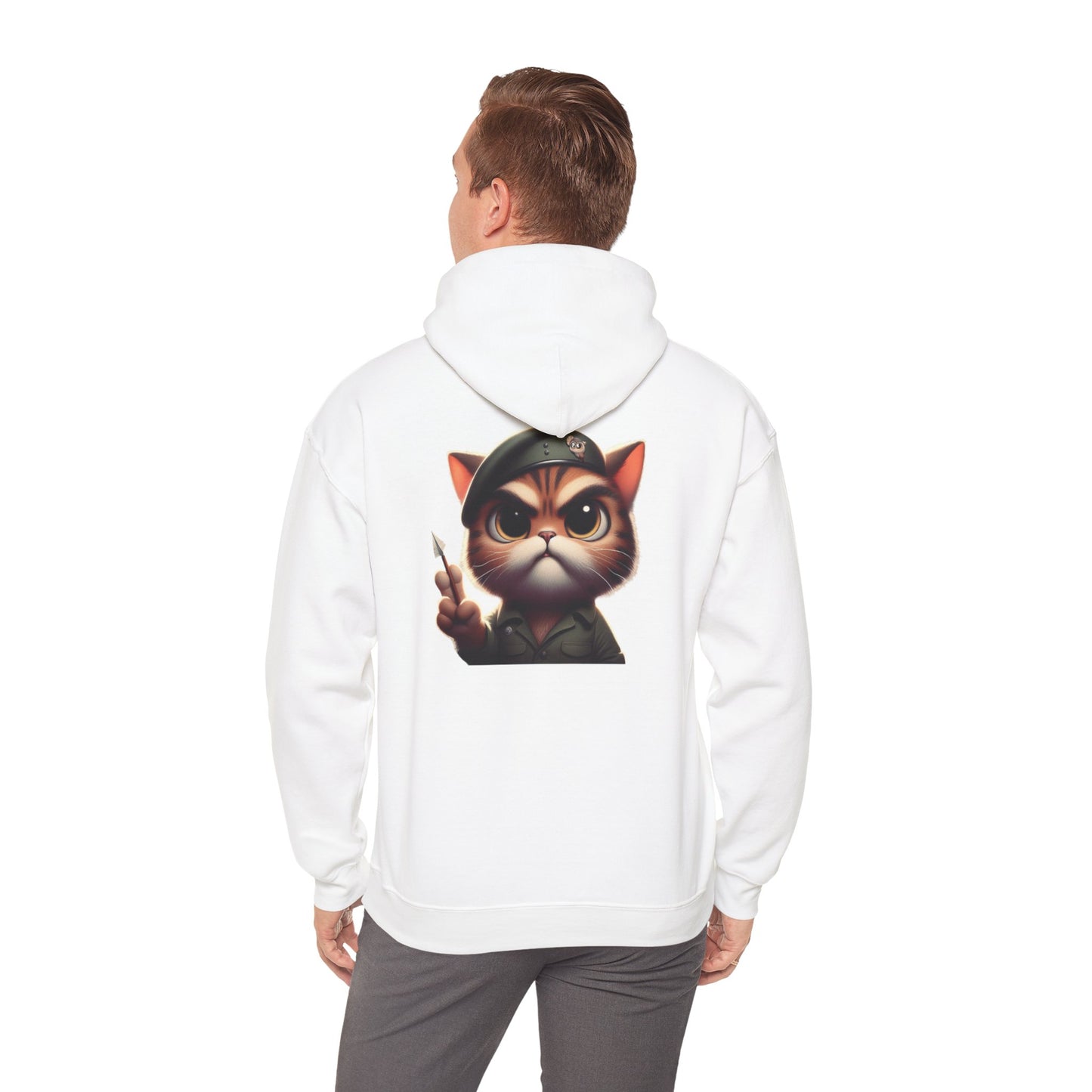 Funny Cat | Unisex Heavy Blend™ Hooded Sweatshirt