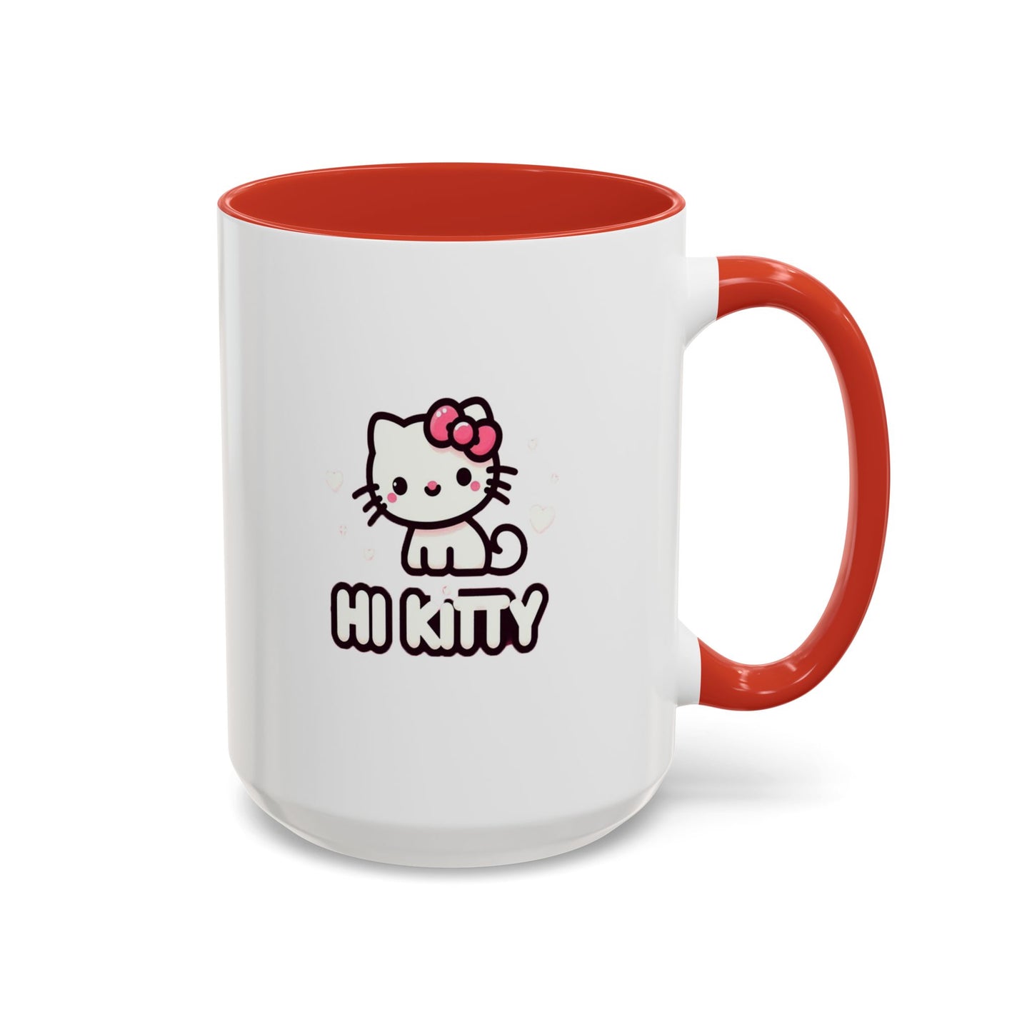 Taza de café con acento de Hi Kitty (11 oz y 15 oz)