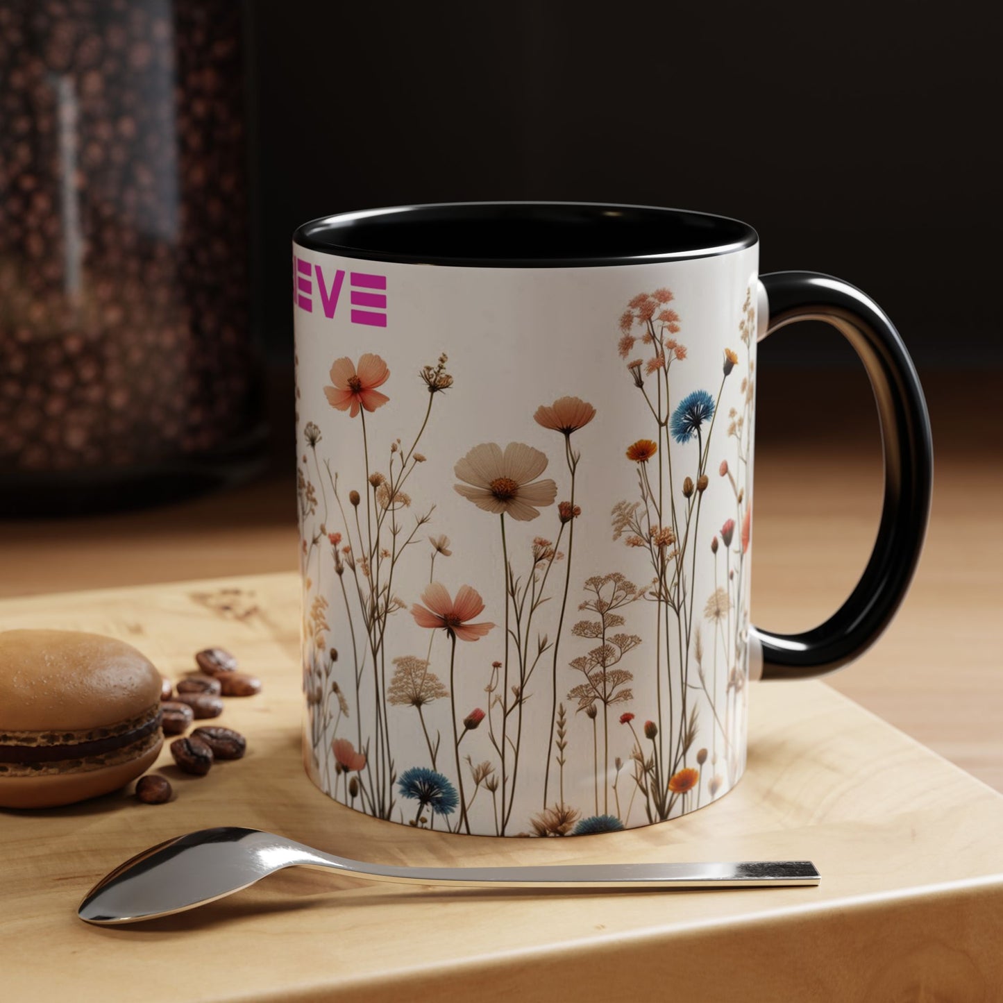 Believe | Wildflowers | Accent Coffee Mug (11, 15oz)