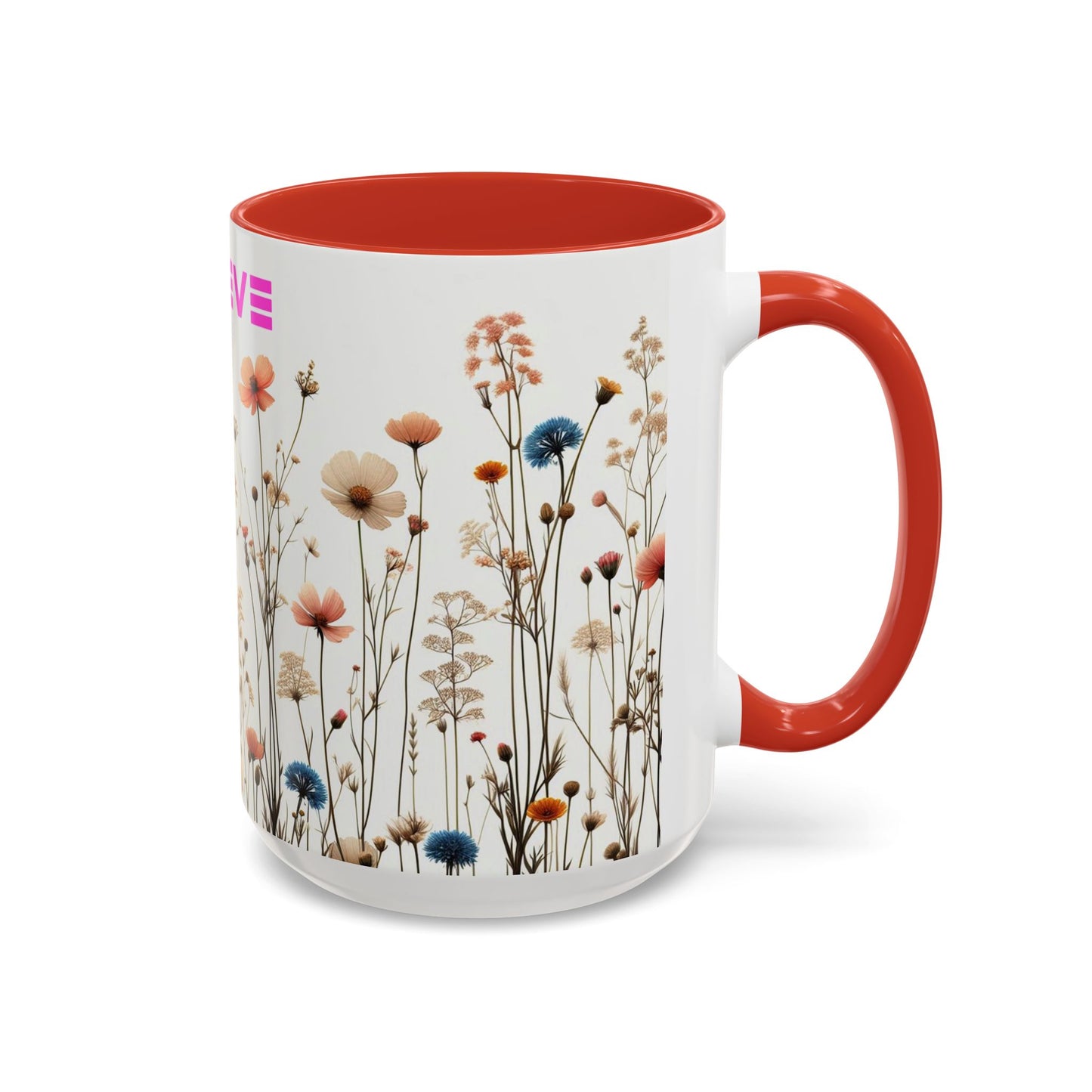 Believe | Wildflowers | Accent Coffee Mug (11, 15oz)