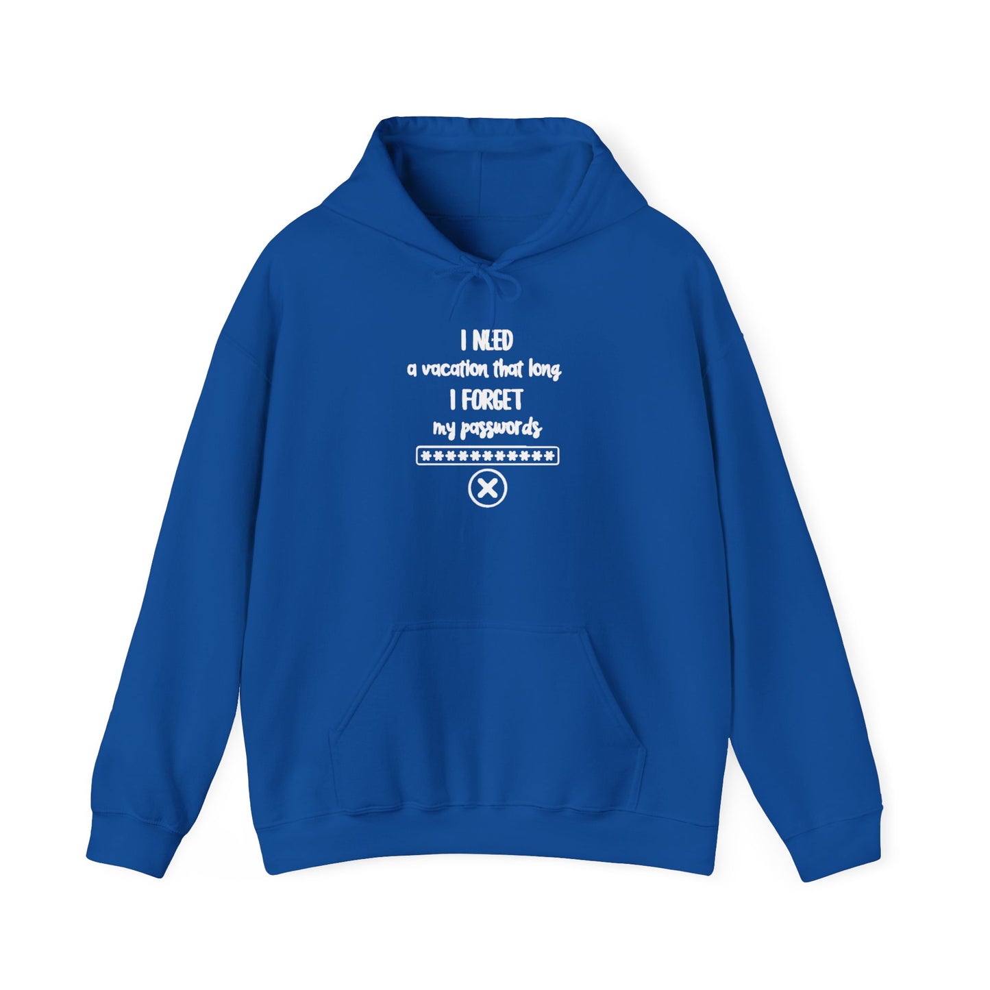 I Need A Vacation That Long | Unisex Heavy Blend™ Hooded Sweatshirt