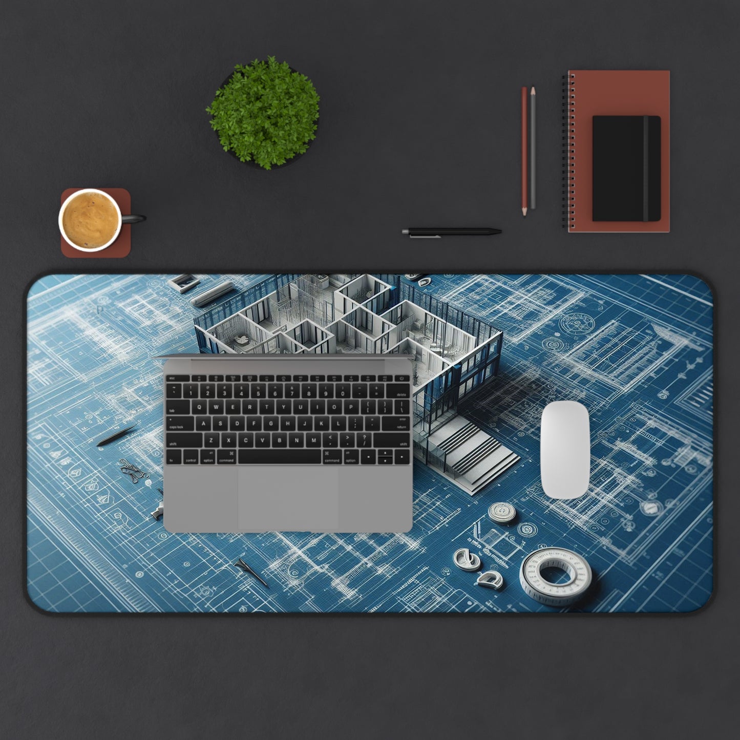 Architectural Blueprint | Desk Mat