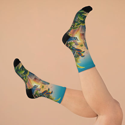 La jungle urbaine | Des chaussettes confortables