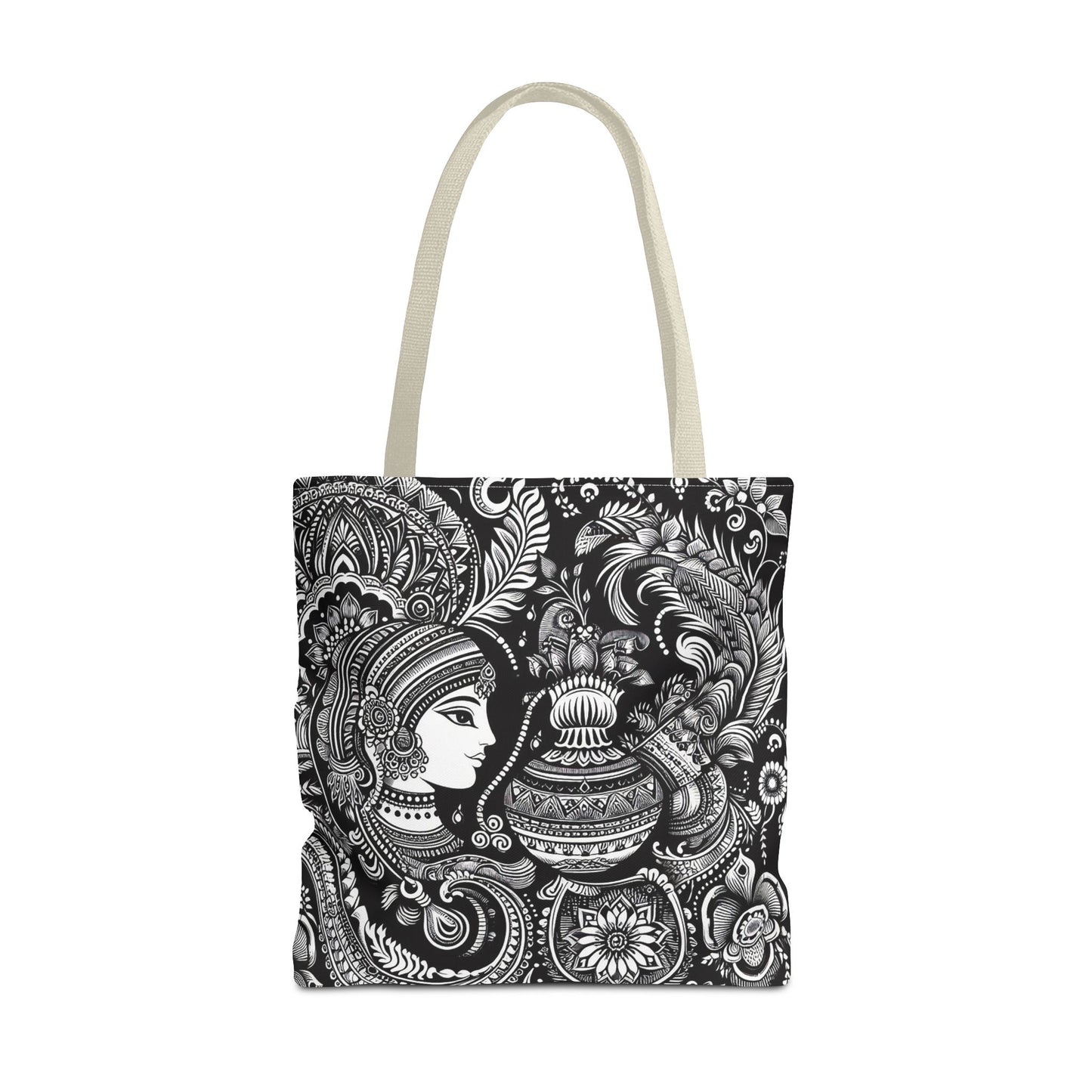 Traditional Black And White Design | Tote Bag