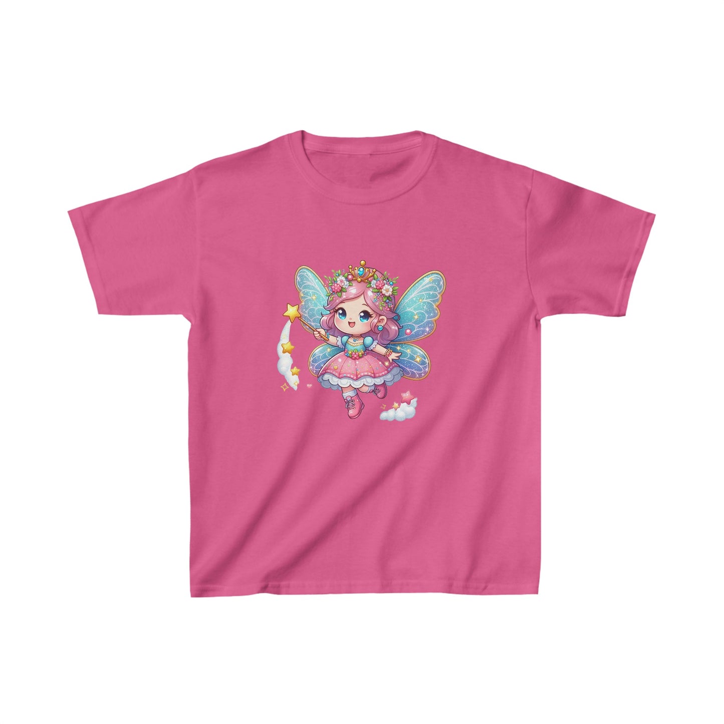 Camiseta de algodón pesado para niños Fairy |