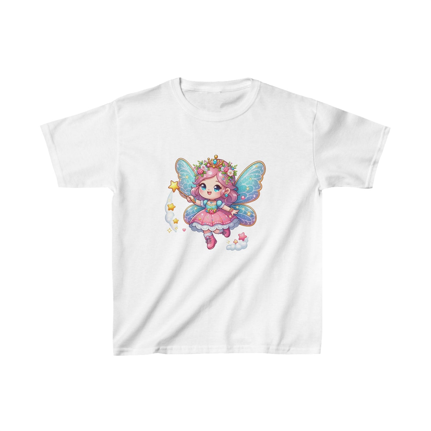 Camiseta de algodón pesado para niños Fairy |