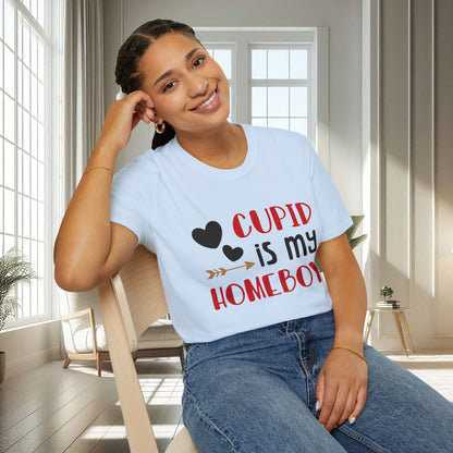 Cupidon est mon pote | T-shirt doux unisexe