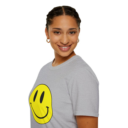 T-shirt unisexe doux avec émoticône souriante