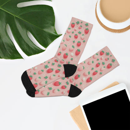 Strawberries | Comfortable Socks