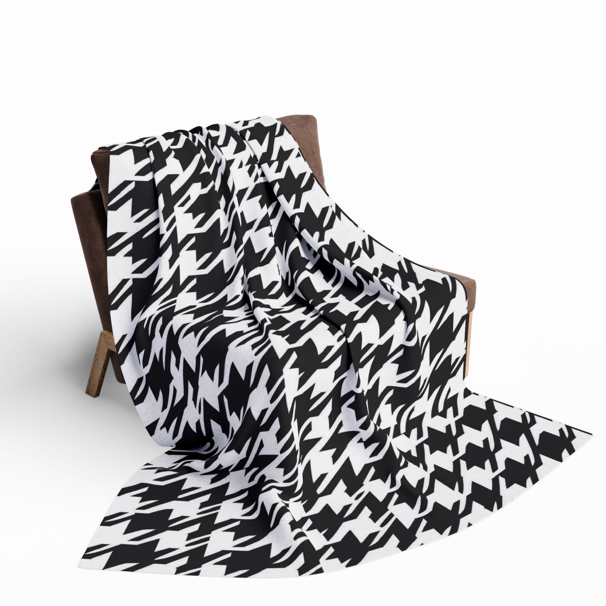 Houndstooth Pattern | Arctic Fleece Blanket