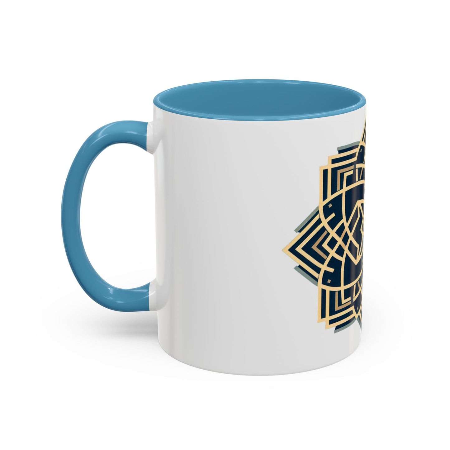 Royal Geometric Pattern | Accent Coffee Mug (11, 15oz)