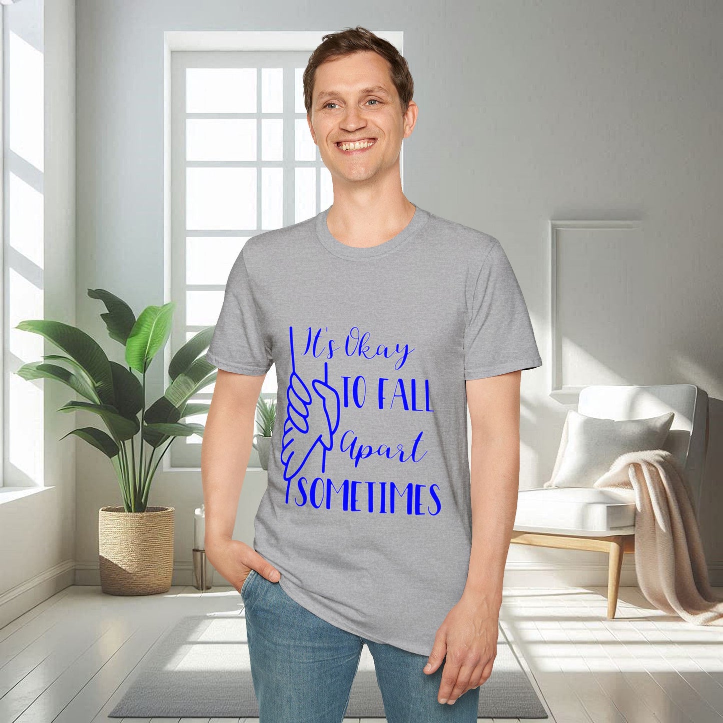 Il est normal de s'effondrer parfois | T-shirt doux unisexe