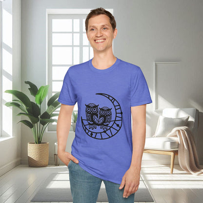 Camiseta unisex suave Two Owls