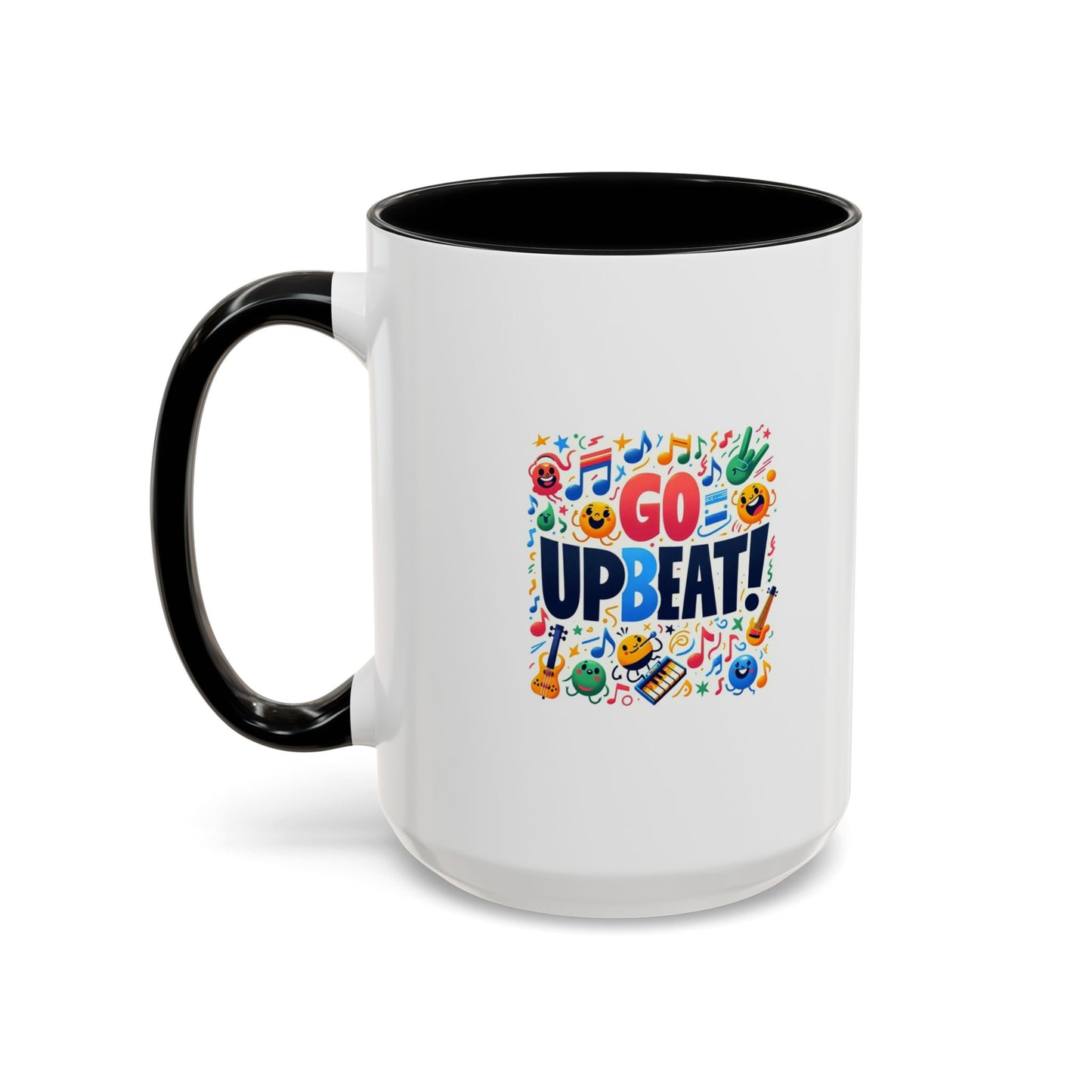 Go Upbeat! | Accent Coffee Mug (11, 15oz)