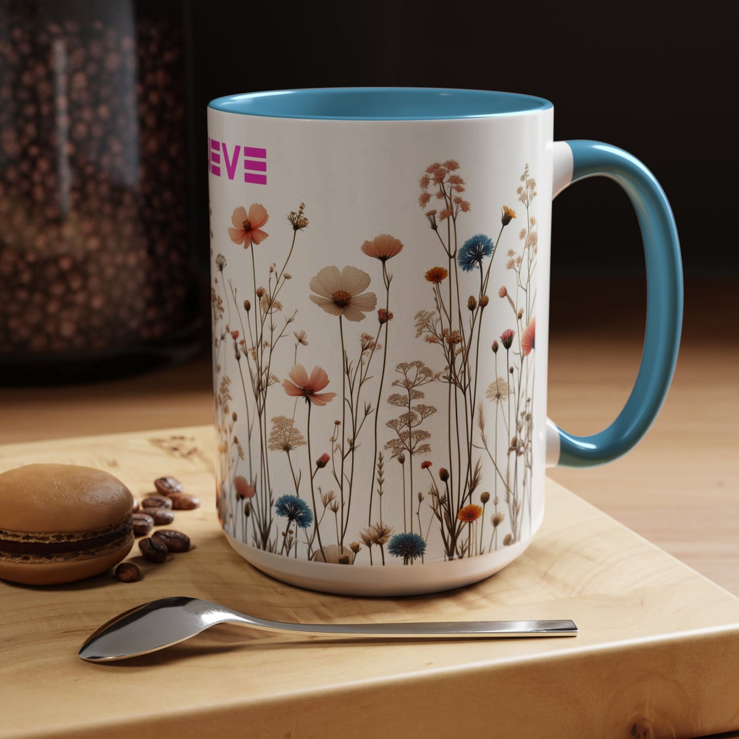 Believe | Wildflowers | Accent Coffee Mug (11, 15oz)