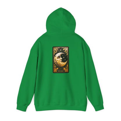 Sudadera unisex con capucha y estampado de cartas del Tarot de la Luna Heavy Blend™