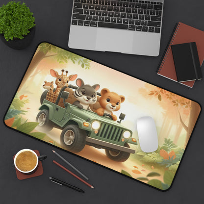 Baby Animals on a Safari for Kids | Desk Mat