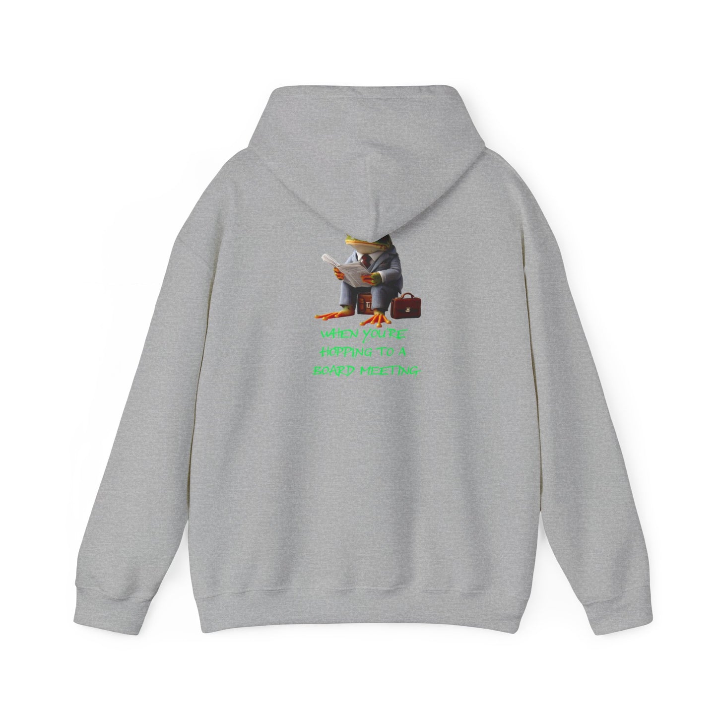 Hopping to a Board Meeting | Unisex Heavy Blend™ Hooded Sweatshirt