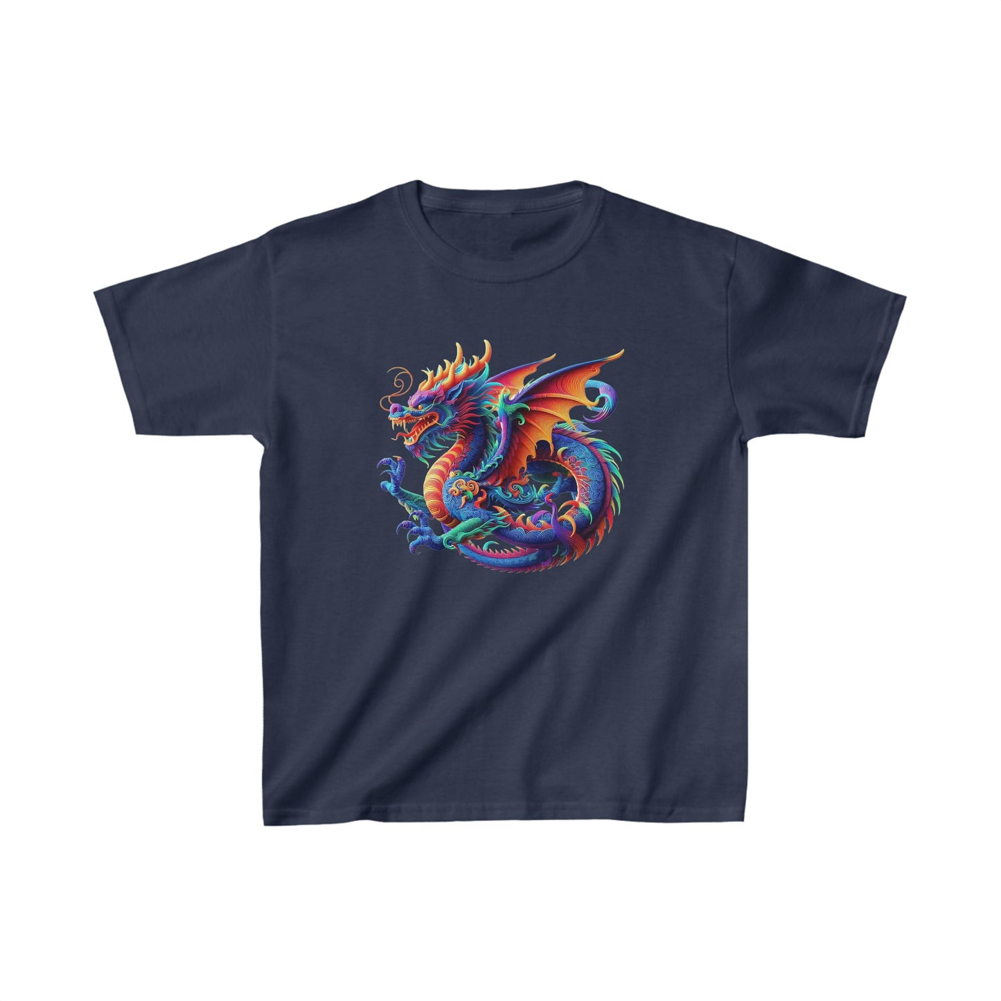 Angry Dragon | Kids Heavy Cotton™ Tee