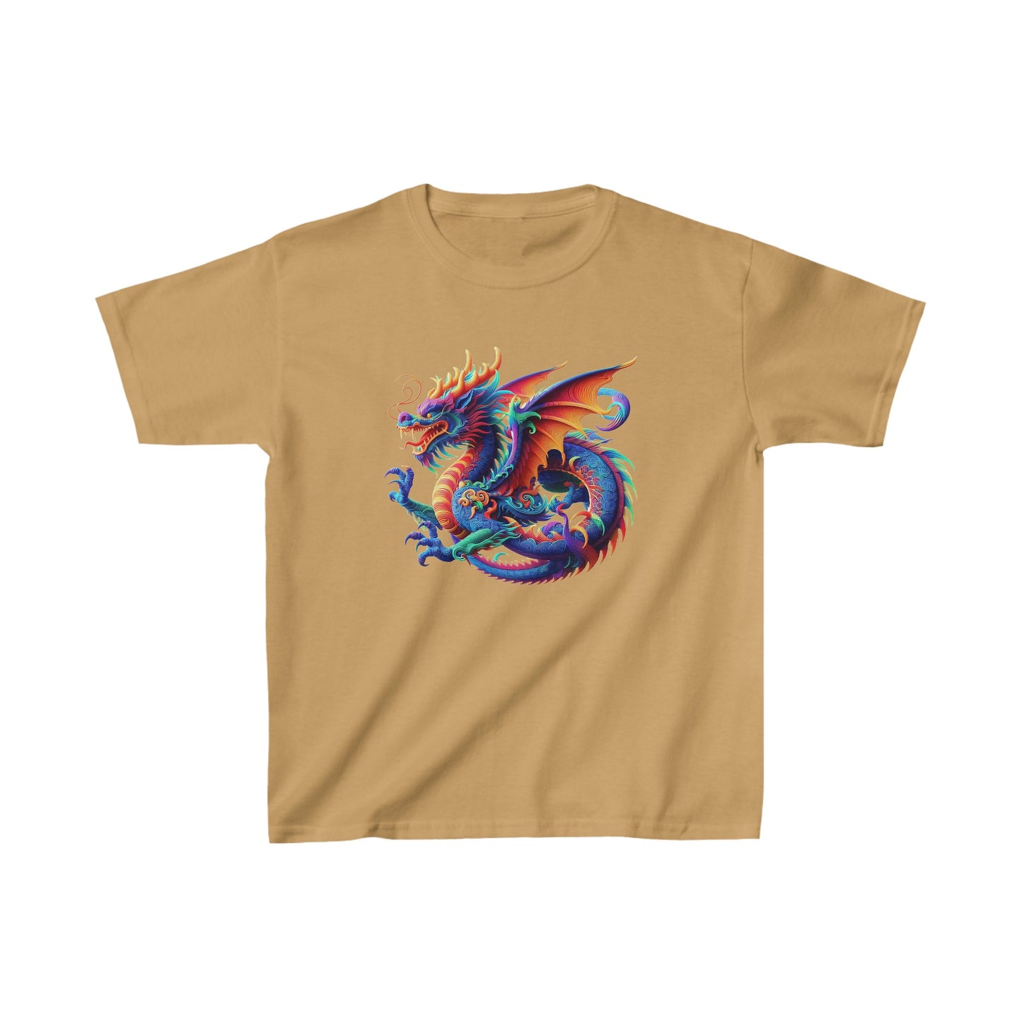 Angry Dragon | Kids Heavy Cotton™ Tee