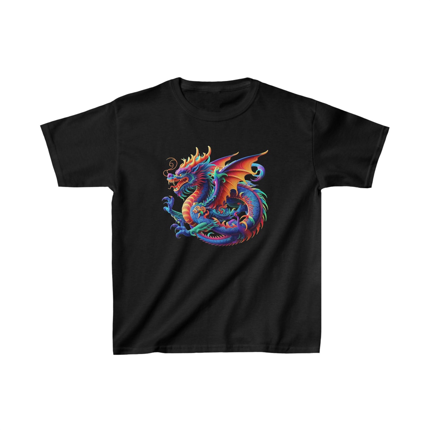 Angry Dragon | Kids Heavy Cotton™ Tee