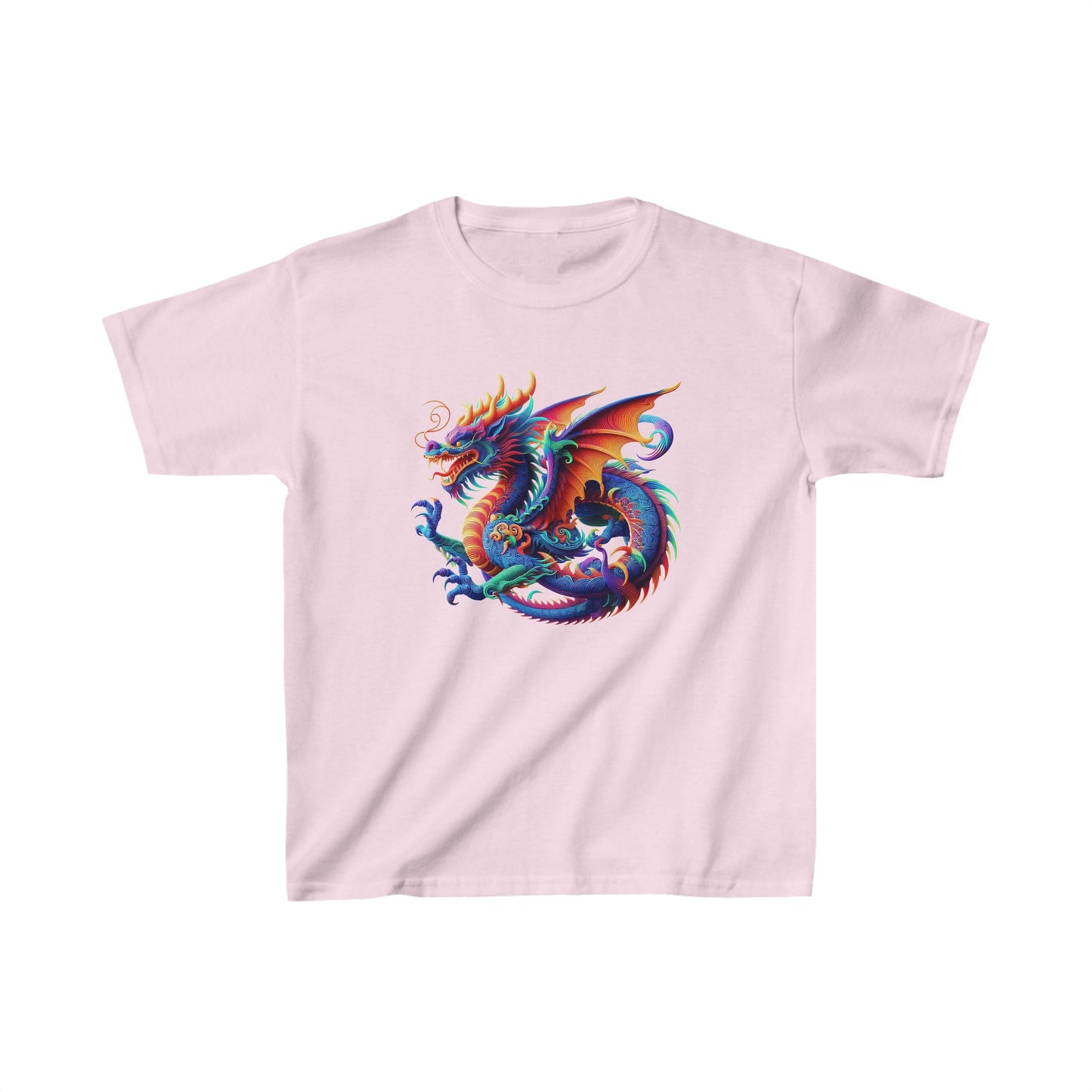 Angry Dragon | Kids Heavy Cotton™ Tee