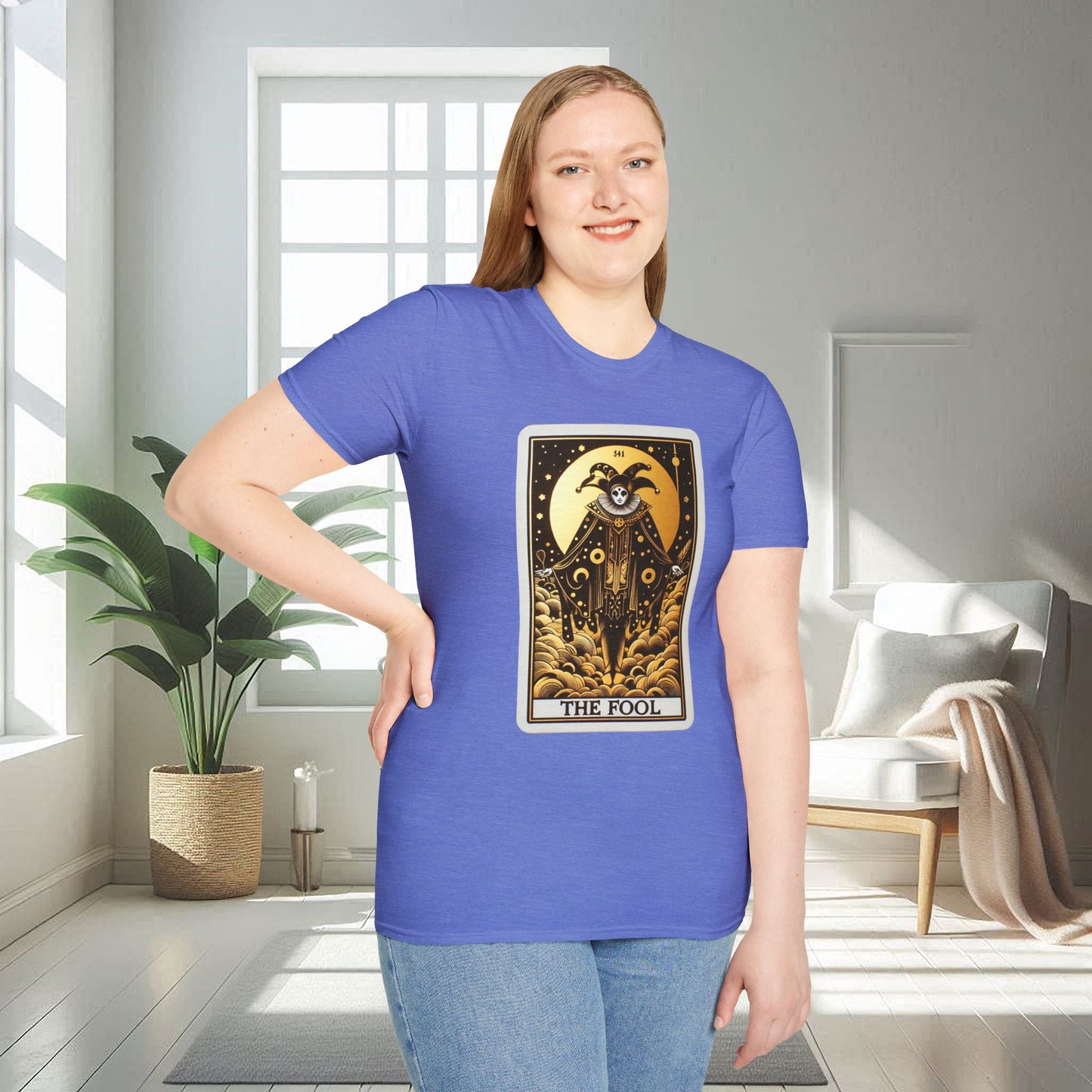 Carta del Tarot El Loco | Camiseta unisex suave