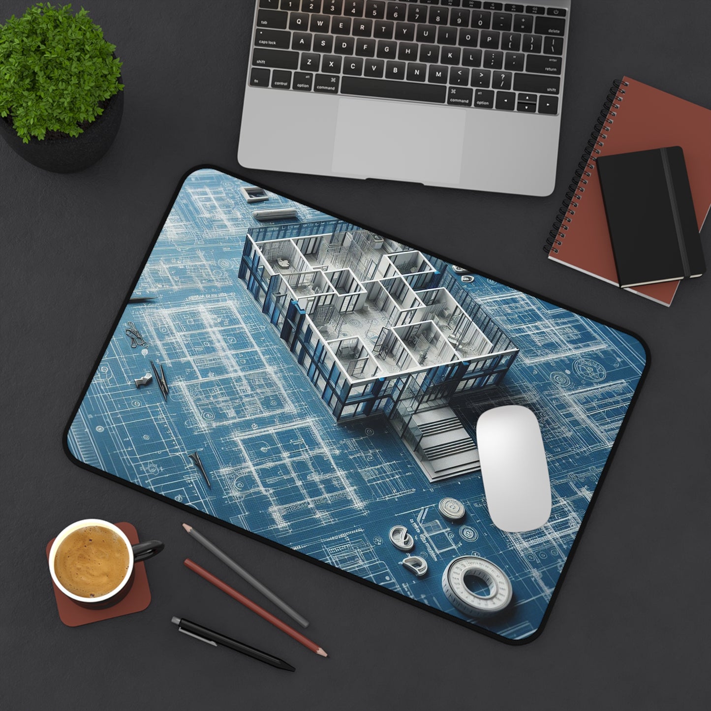 Architectural Blueprint | Desk Mat