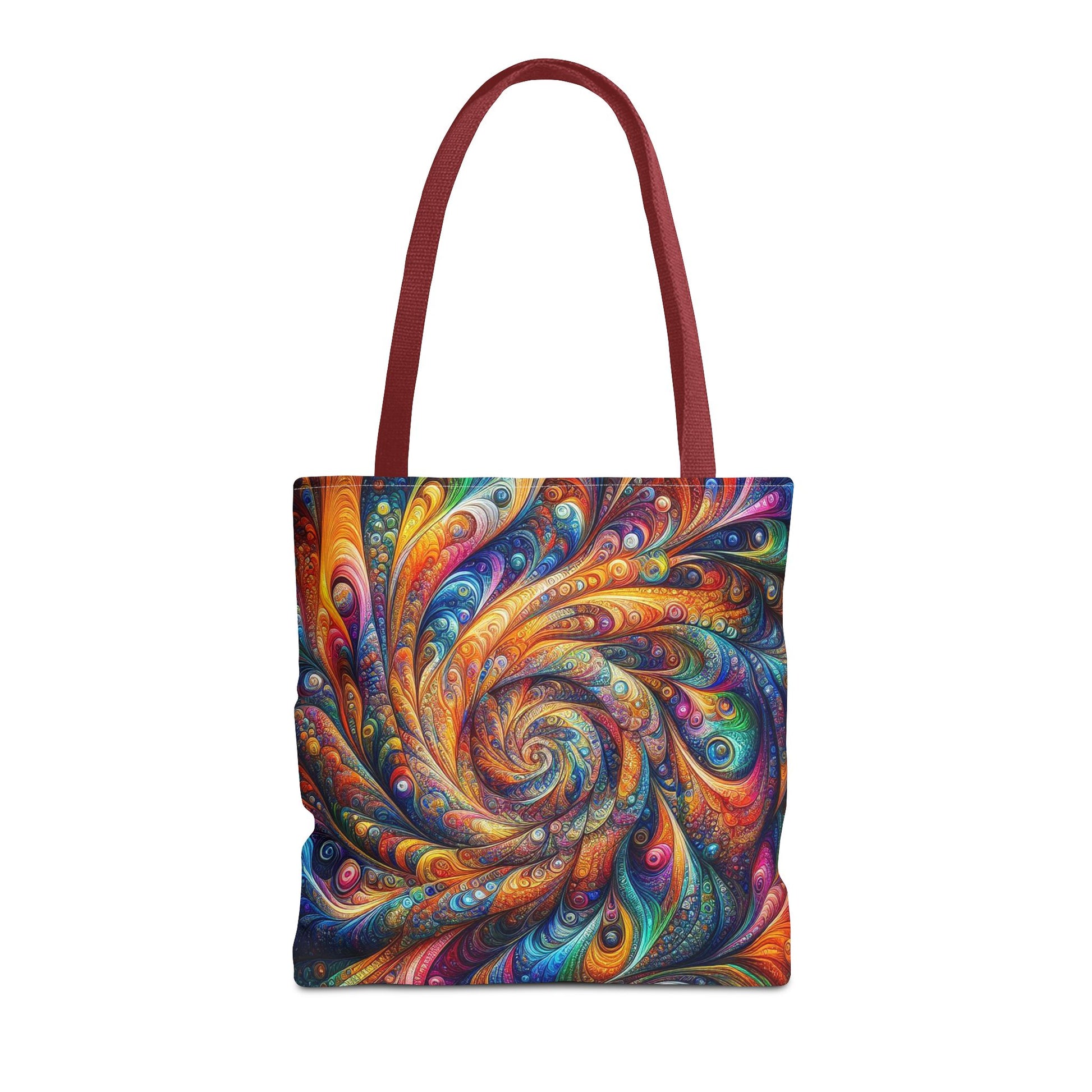 Colorful 3D Swirl Patterns | Tote Bag