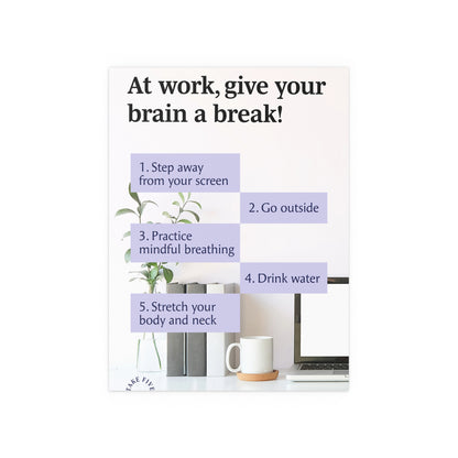 At Work | Indoor and Outdoor Silk Poster