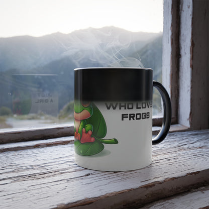 Just a Girl Who Loves Frogs | Color Morphing Mug, 11oz