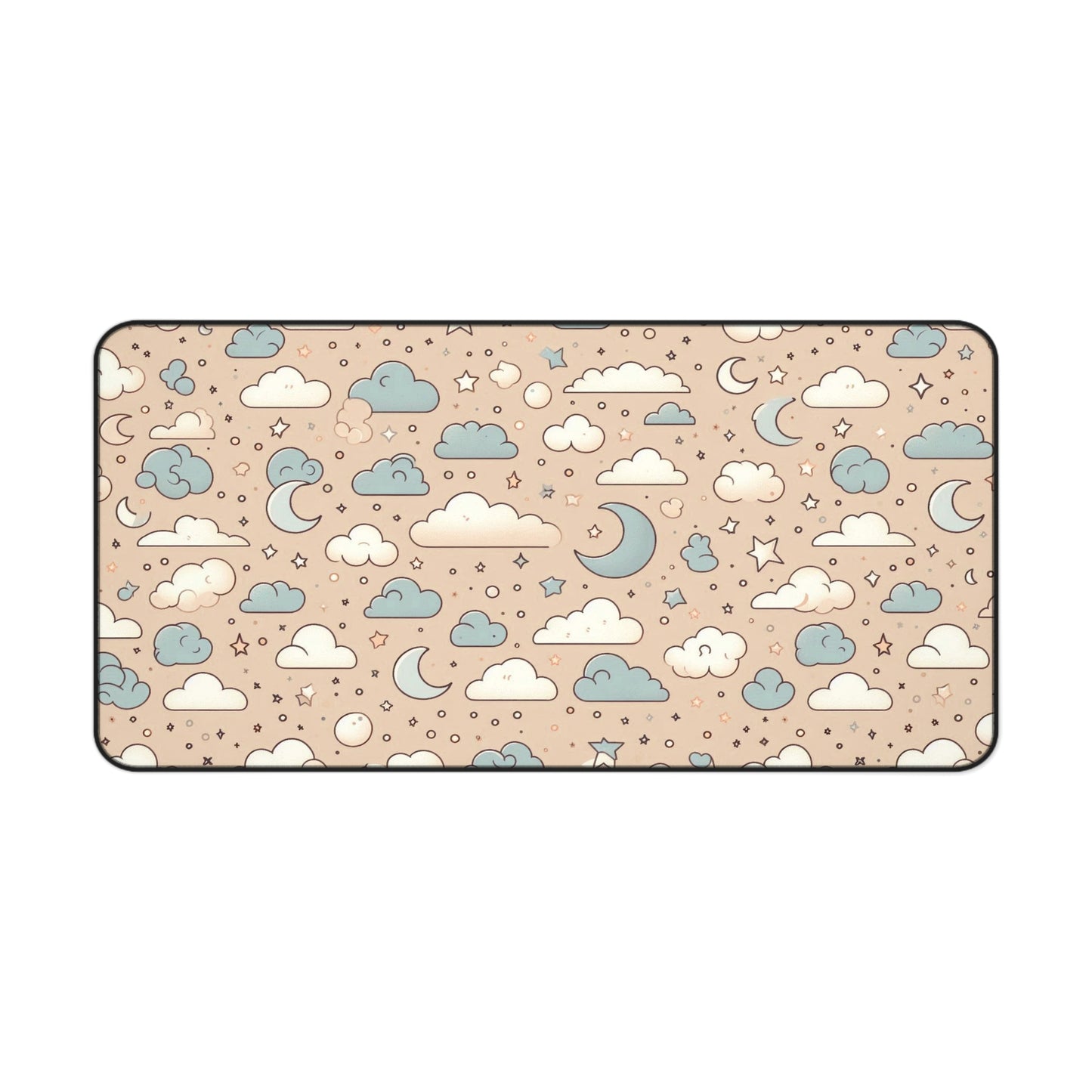 Moons and Clouds for Kids | Desk Mat