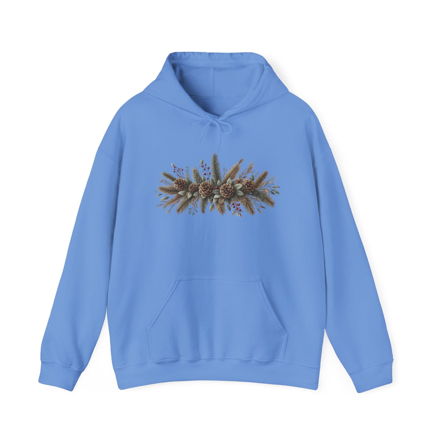 Pine Cones and Mistletoe | Unisex Heavy Blend™ Hooded Sweatshirt