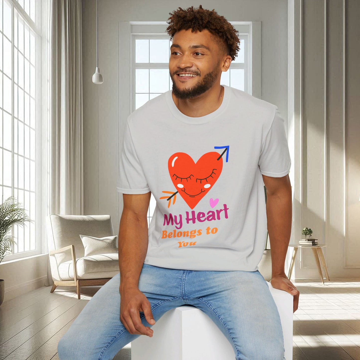 Mon cœur t'appartient | T-shirt doux unisexe