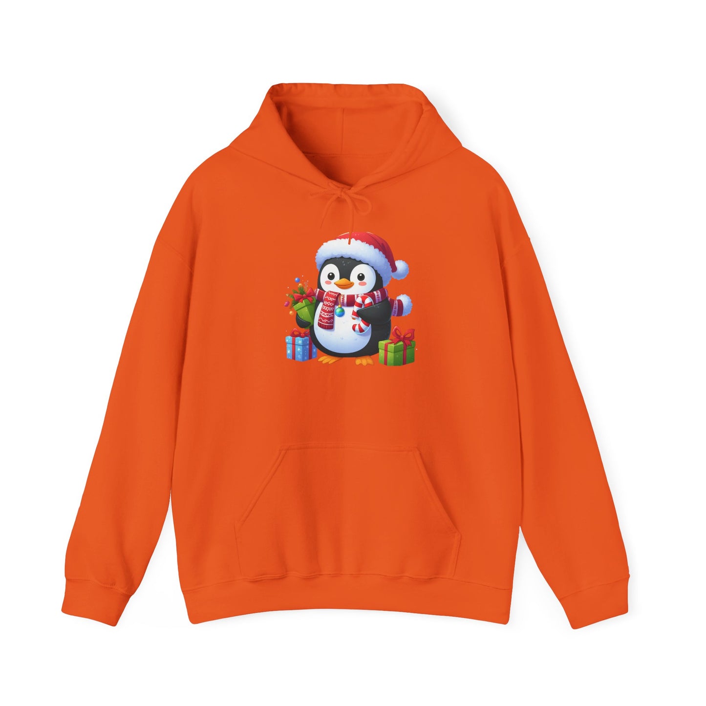 Penguin with Gifts | Unisex Heavy Blend™ Hooded Sweatshirt