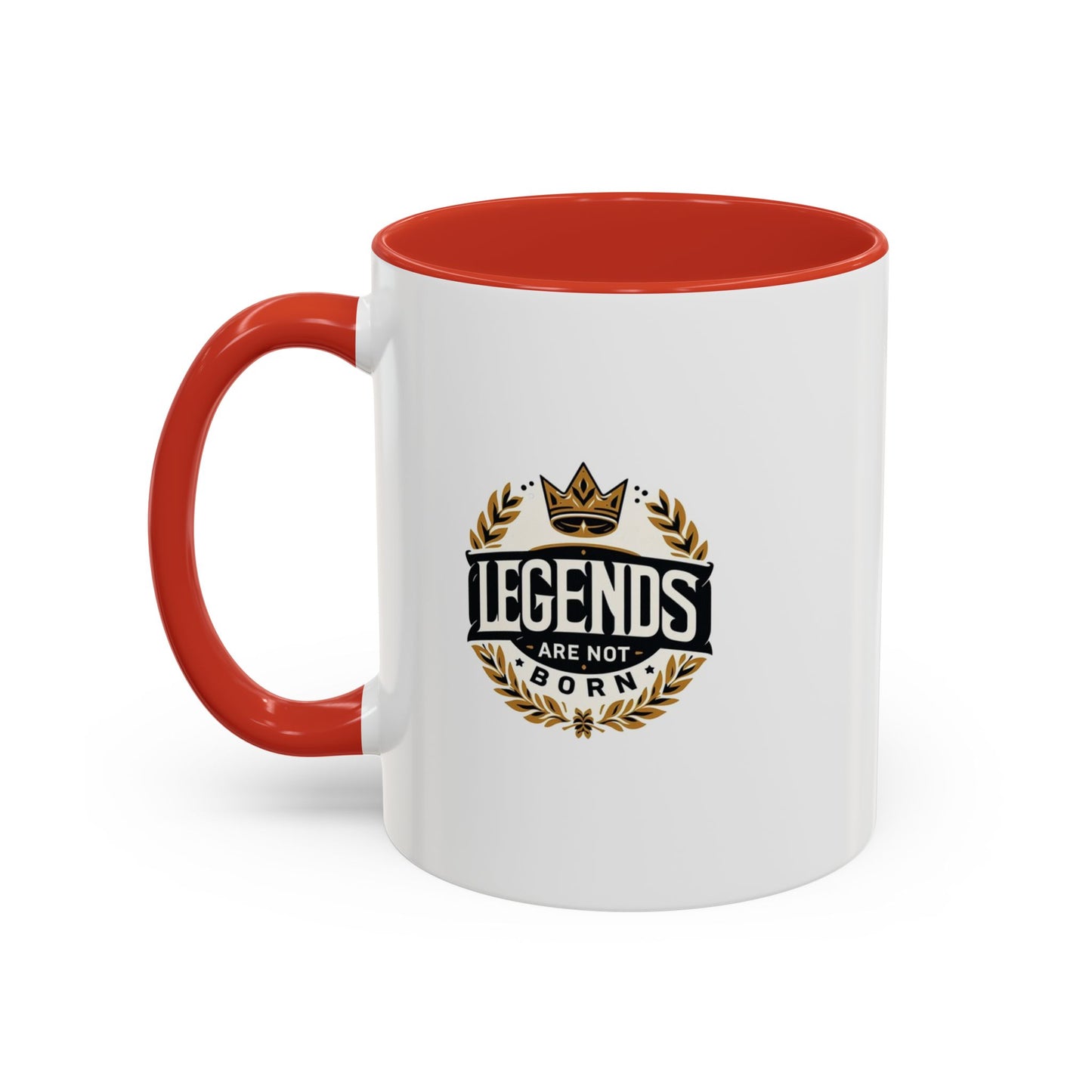 Legend Are Not Born | Accent Coffee Mug (11, 15oz)