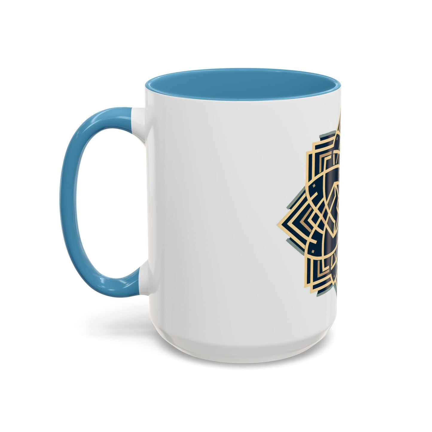 Royal Geometric Pattern | Accent Coffee Mug (11, 15oz)