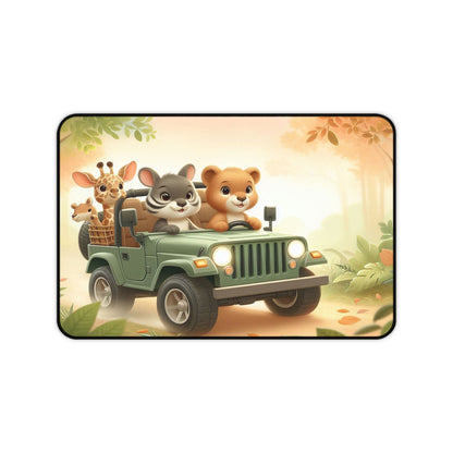 Baby Animals on a Safari for Kids | Desk Mat