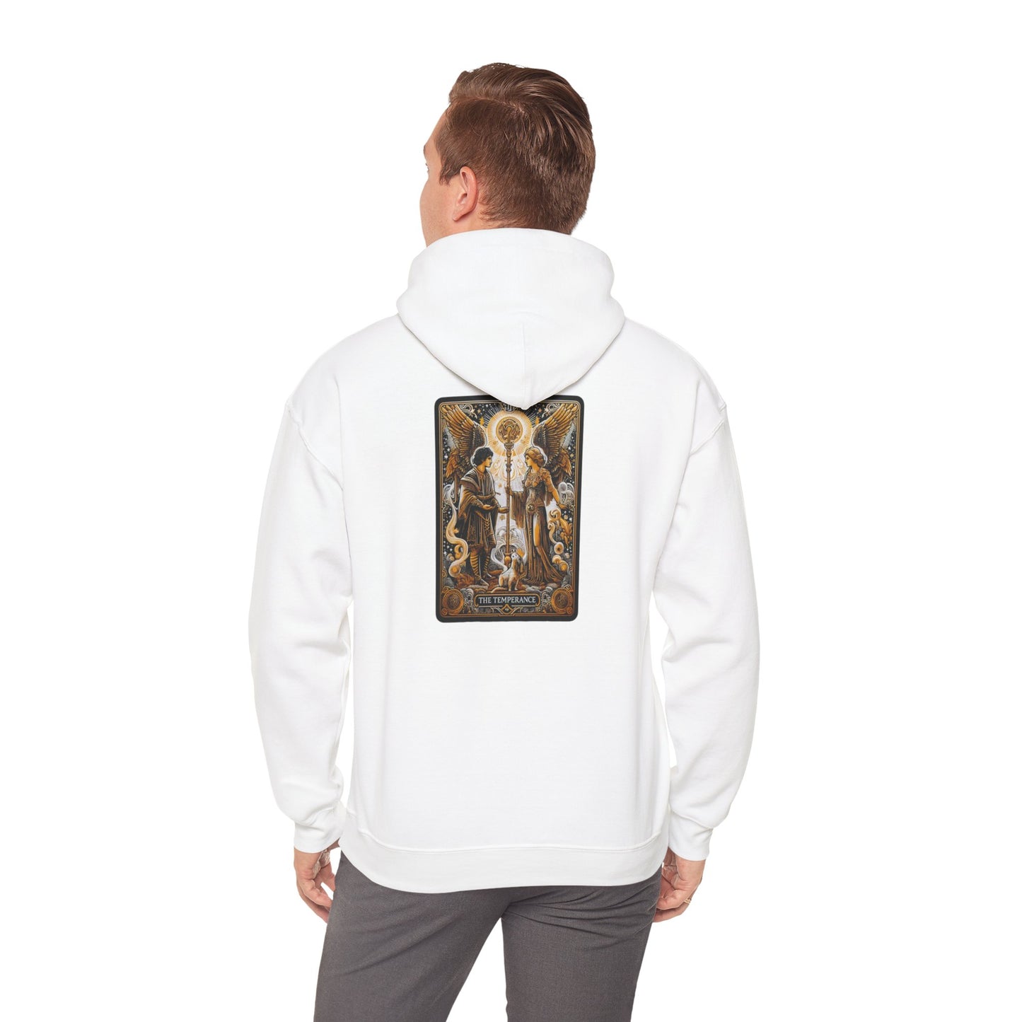 The Temperance | Tarot Card | Unisex Heavy Blend™ Hooded Sweatshirt