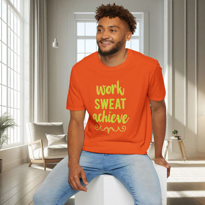 Work Sweat Achieve | T-shirt doux unisexe