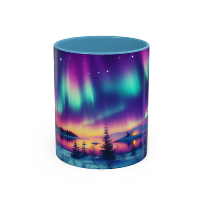 Beautiful Northern Lights | Accent Coffee Mug (11oz)