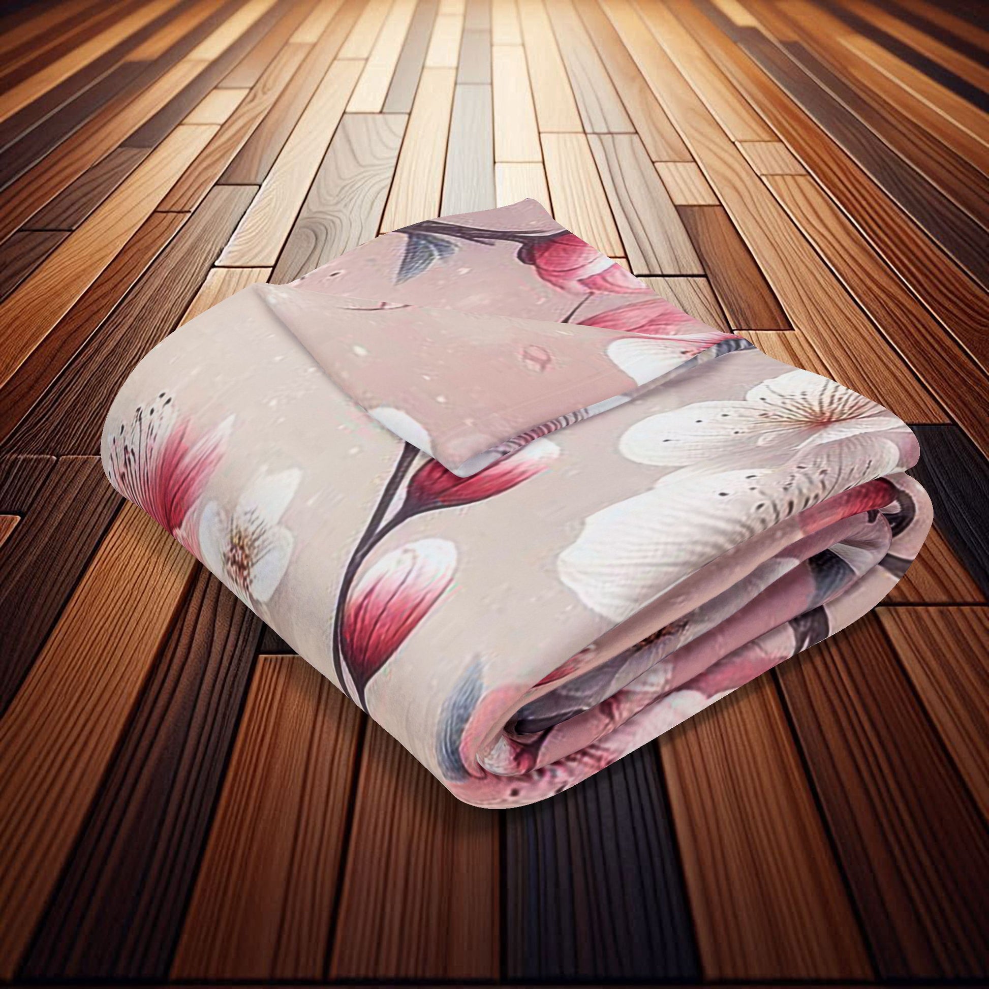 Blooming Cherry Blossoms | Arctic Fleece Blanket