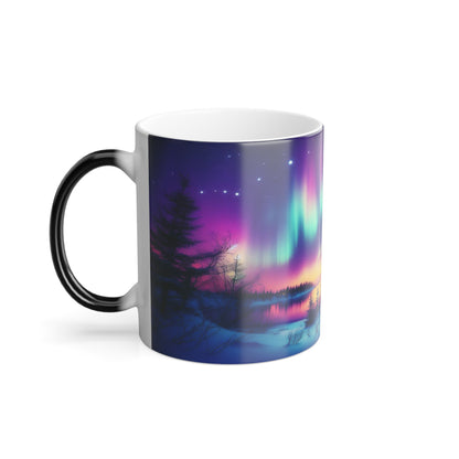 Beautiful Northern Lights | Color Morphing Mug, 11oz